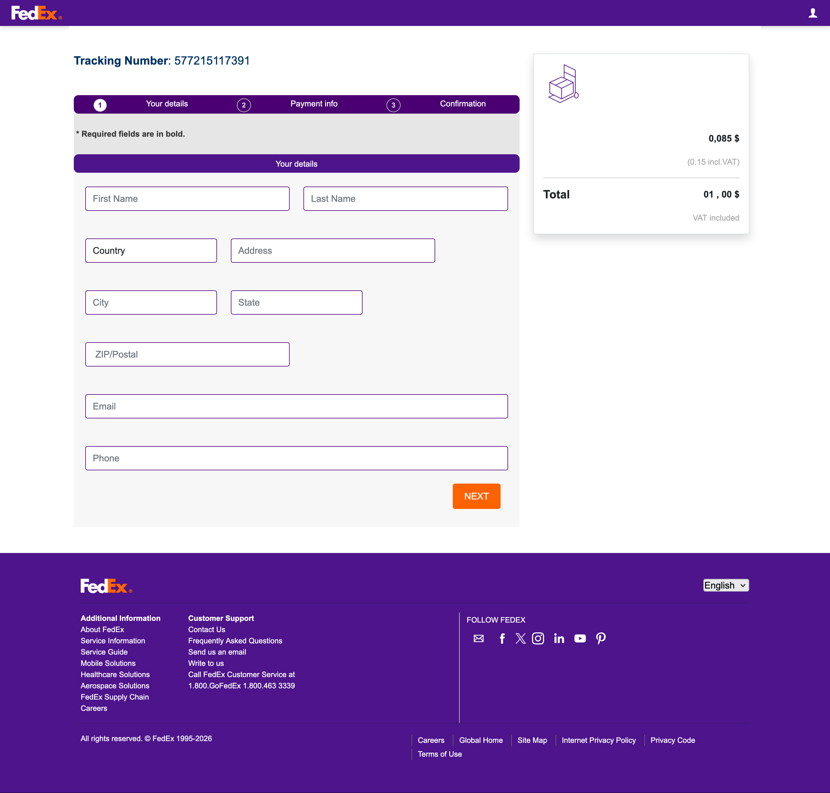Screenshot of the domain colisrelay-regularisation[.]fr